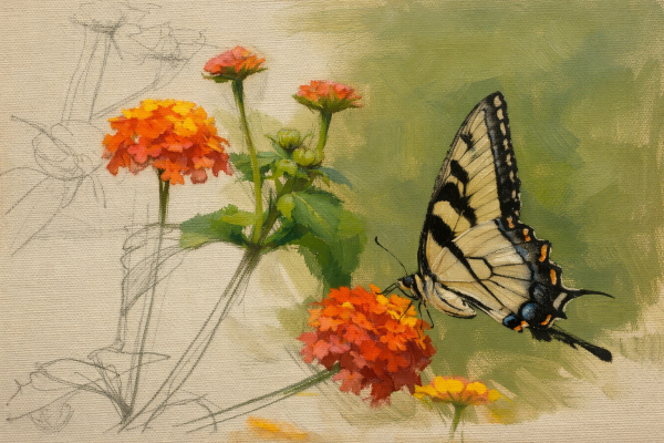 How it works: step 3, painting